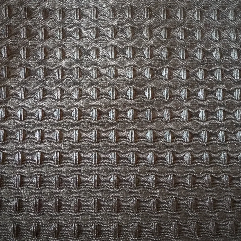 Black Textured Shower Curtain with Black Grommets Hooks (Never Used) - Picture 5 of 6